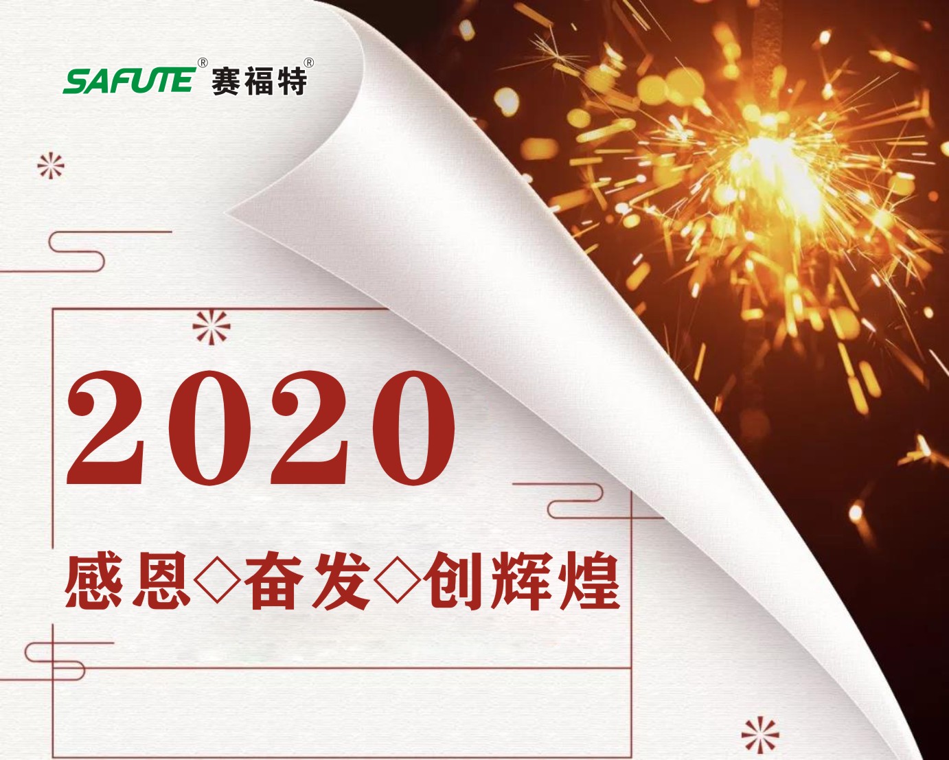 2020  赛福特  感恩 奋发 创辉煌